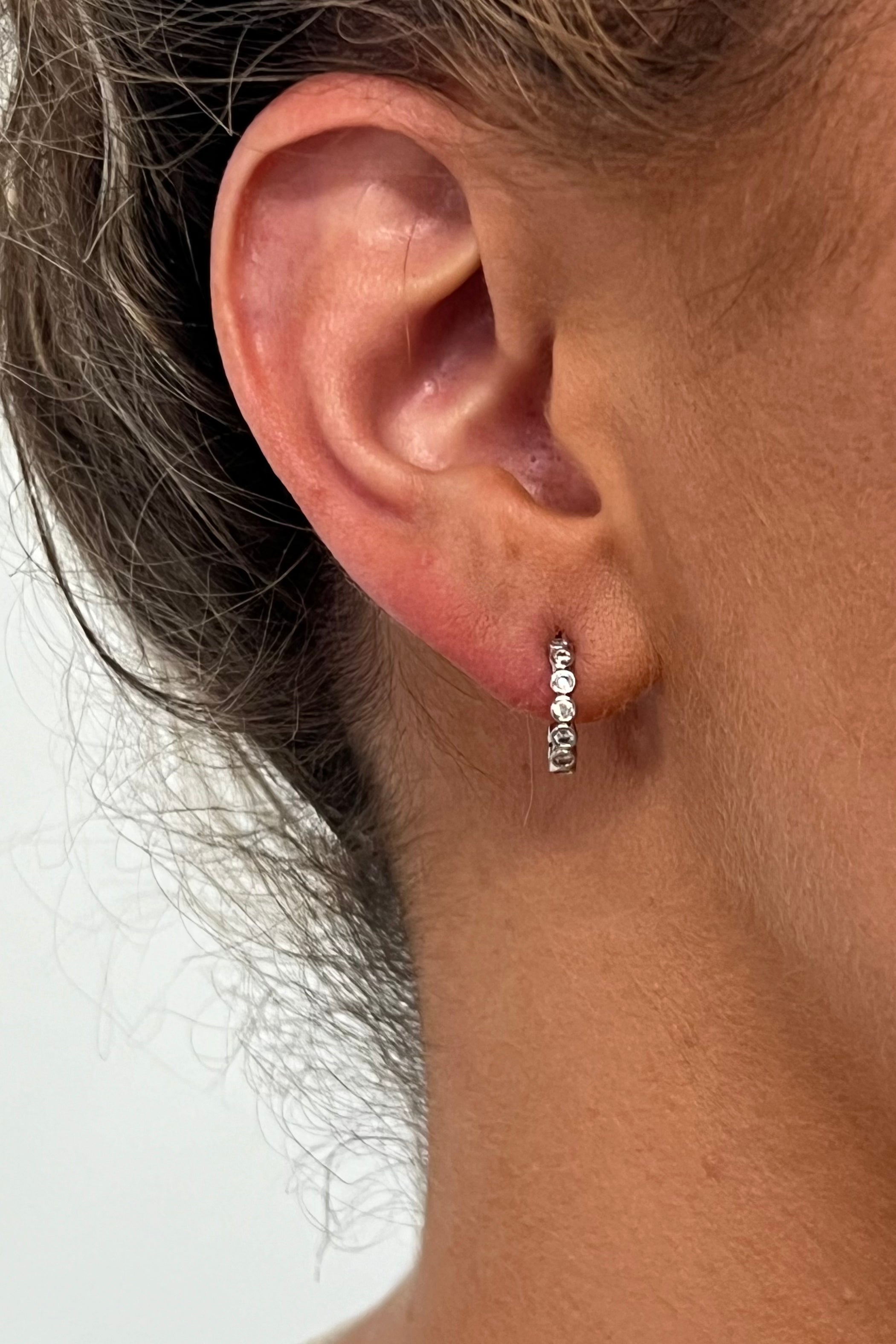 Mini Dainty CZ Earrings