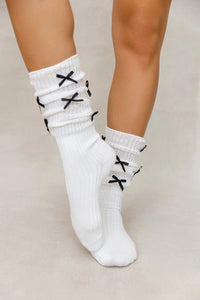 Slouch Bow Socks