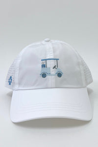 Cross Stitch Golf Cart Hat