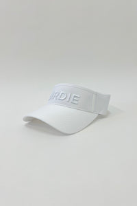 Birdie Visor with Puff Logo