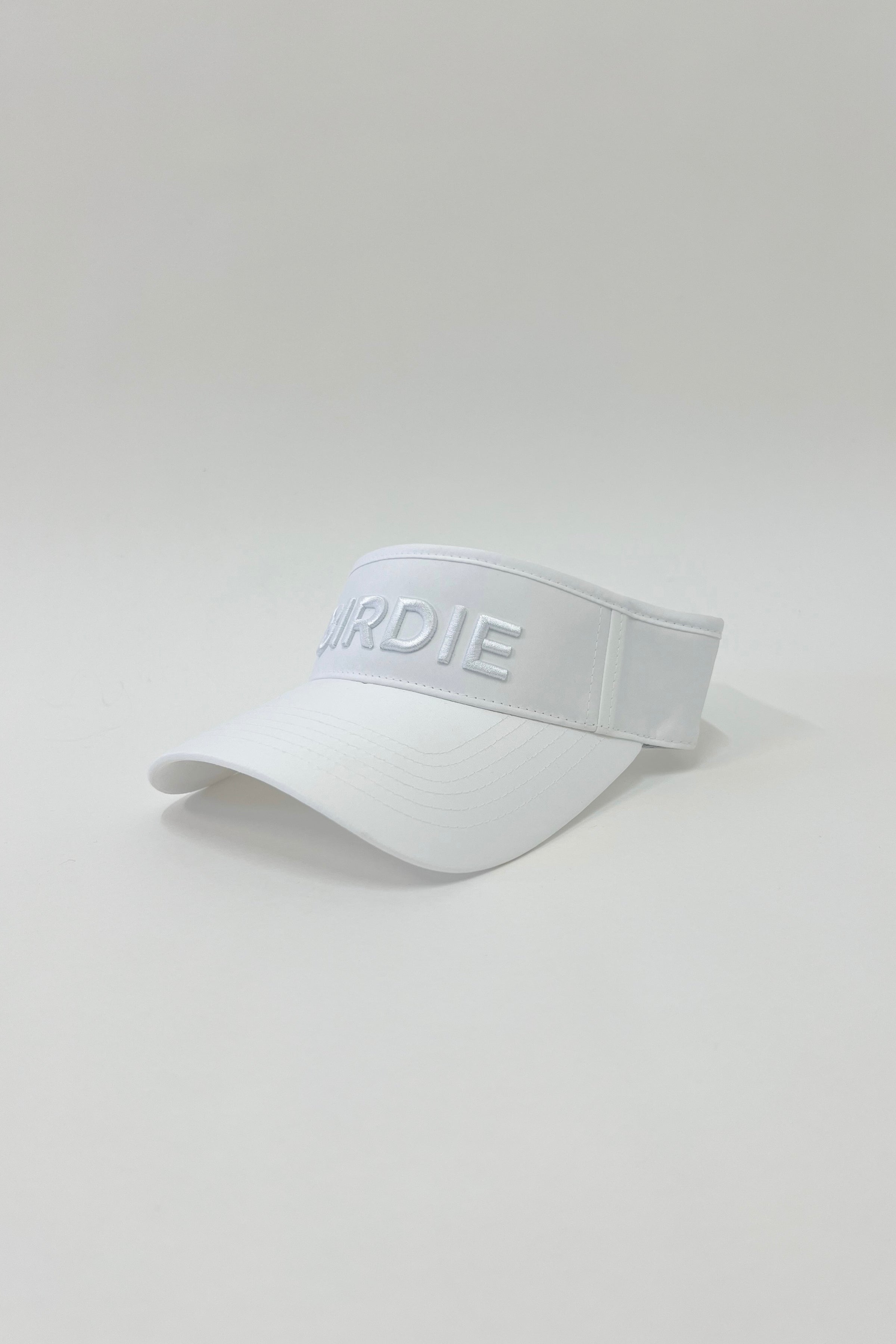 Birdie Visor with Puff Logo