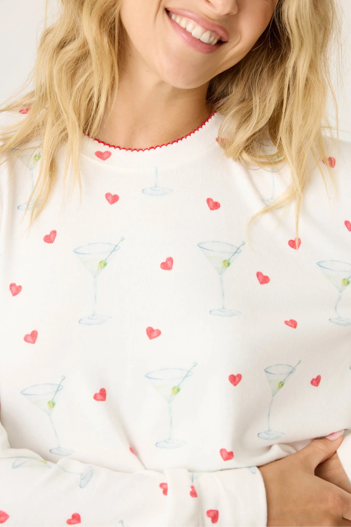 P.J. Salvage Holiday Happy Hour Top