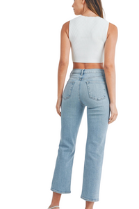 High Rise Classic Straight Jean