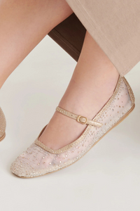 Dolce Vita Reyes Crystal Ballet Flats