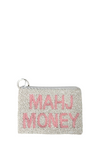 Mahj Money Beaded Coin Purse