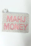 Mahj Money Beaded Coin Purse