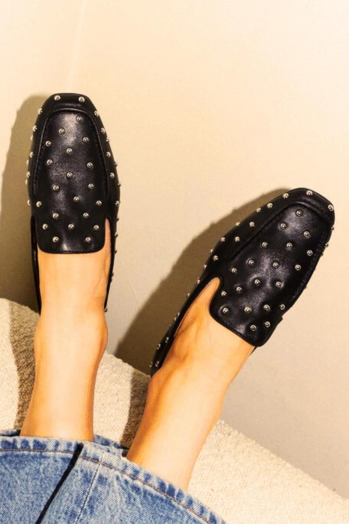 Kelsi Dagger Finley Stud Loafers