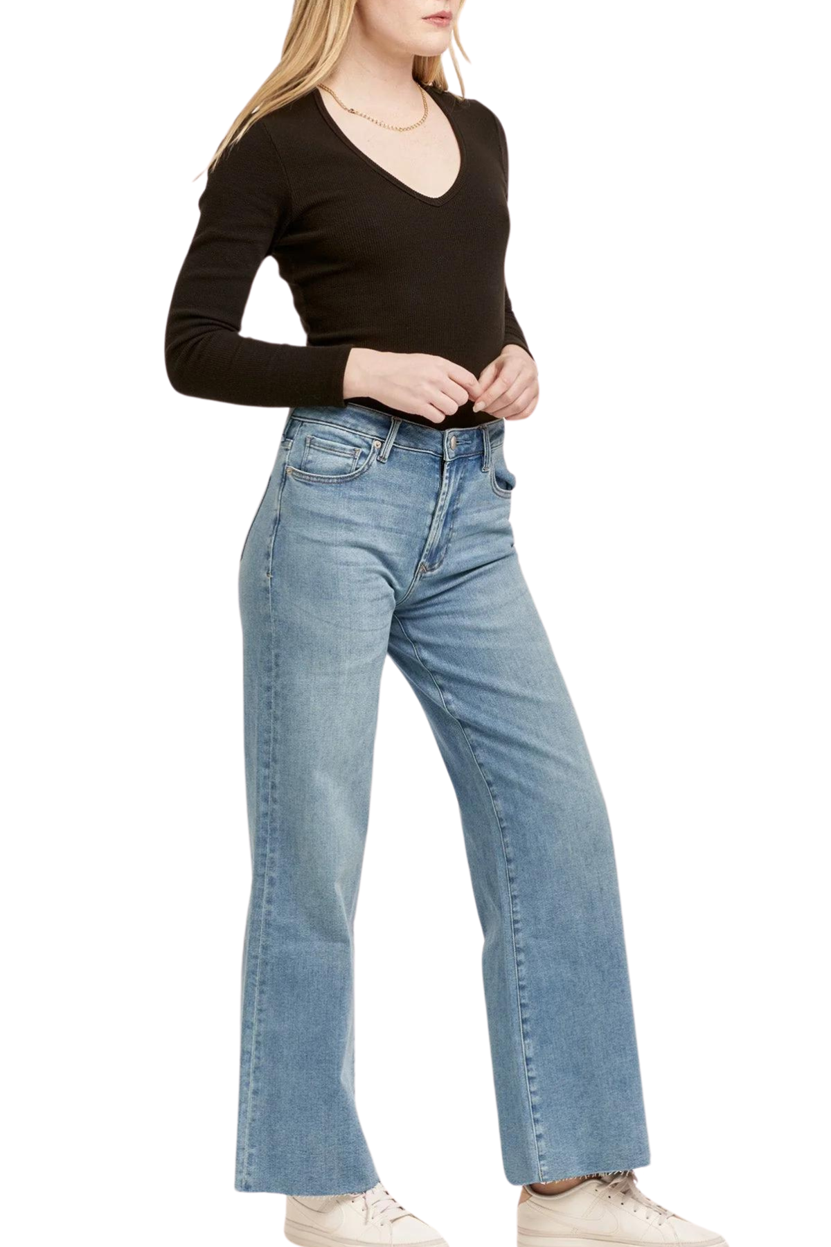 Dear John Fiona High Rise Wide Leg Jeans