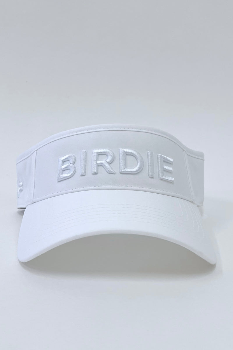 Birdie Visor with Puff Logo