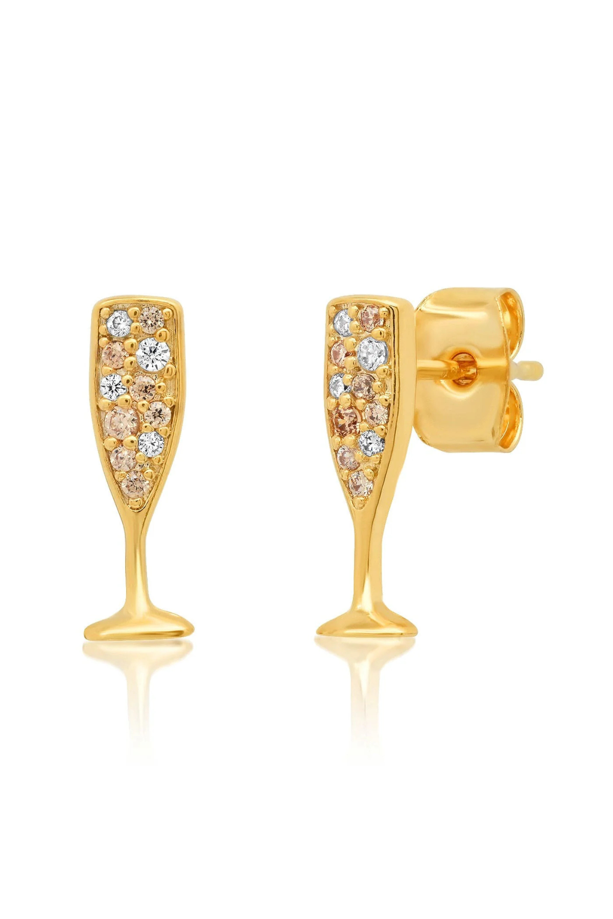 Champagne Glass Studs