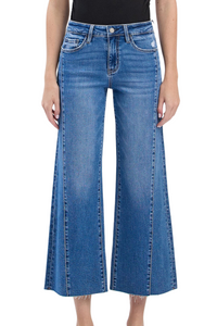 Vervet High Rise Twist Wide Leg Jeans