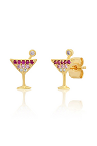 Martini Glass Studs