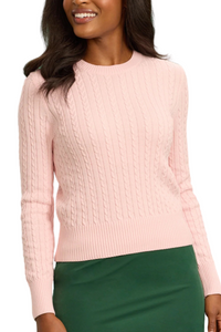 Renwick Mini Cable Crewneck Sweater