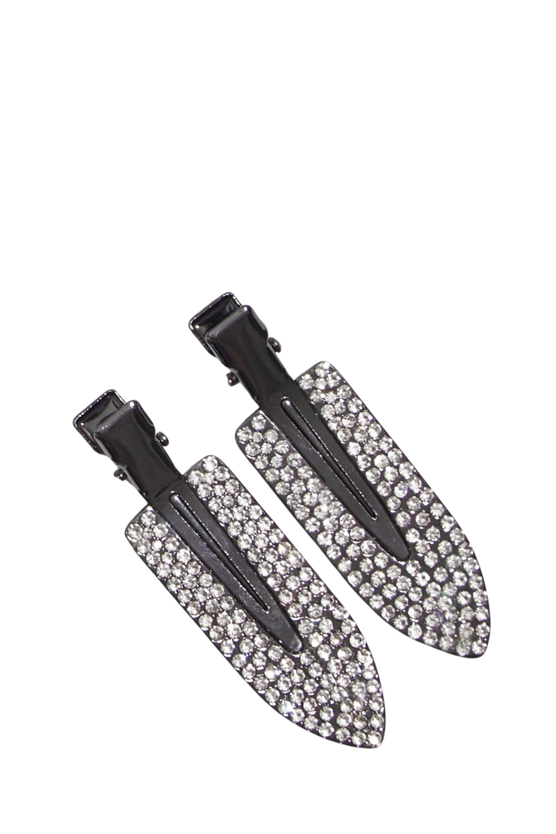 Rhinestone Creaseless Clips