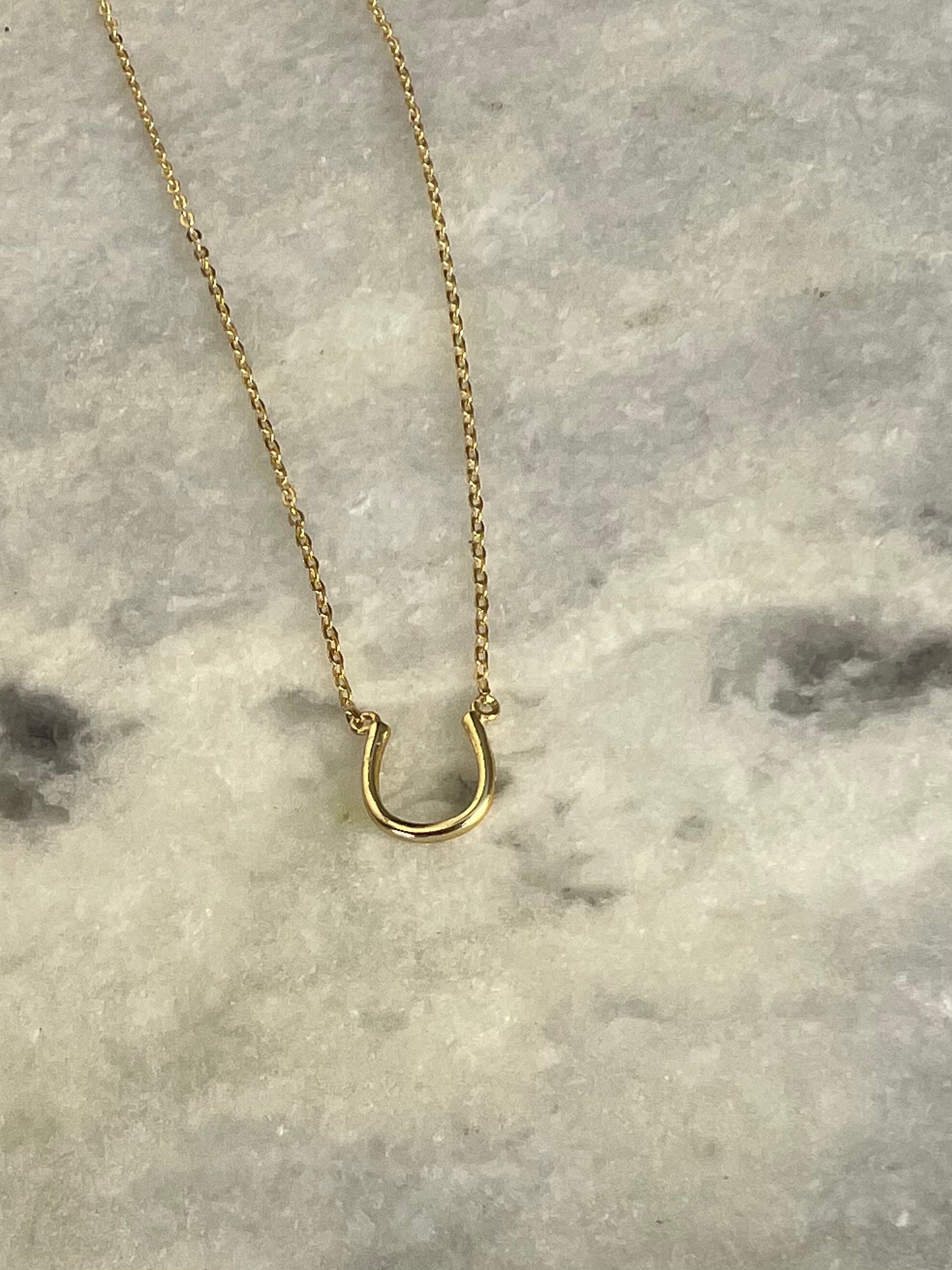 PG Designs Simple Horseshoe Necklace