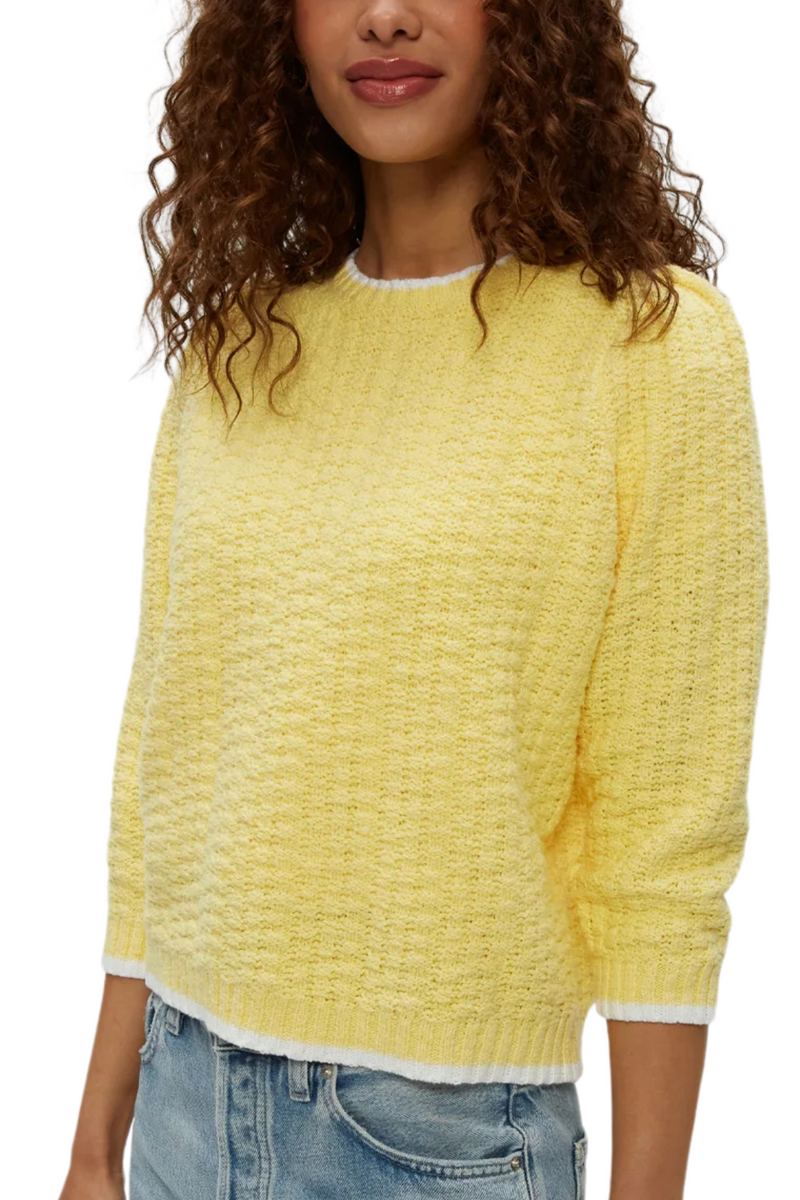 Michael Stars Leonora Puff Sleeve Sweater Top