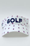 Golf Bag Visor with Puff Logo