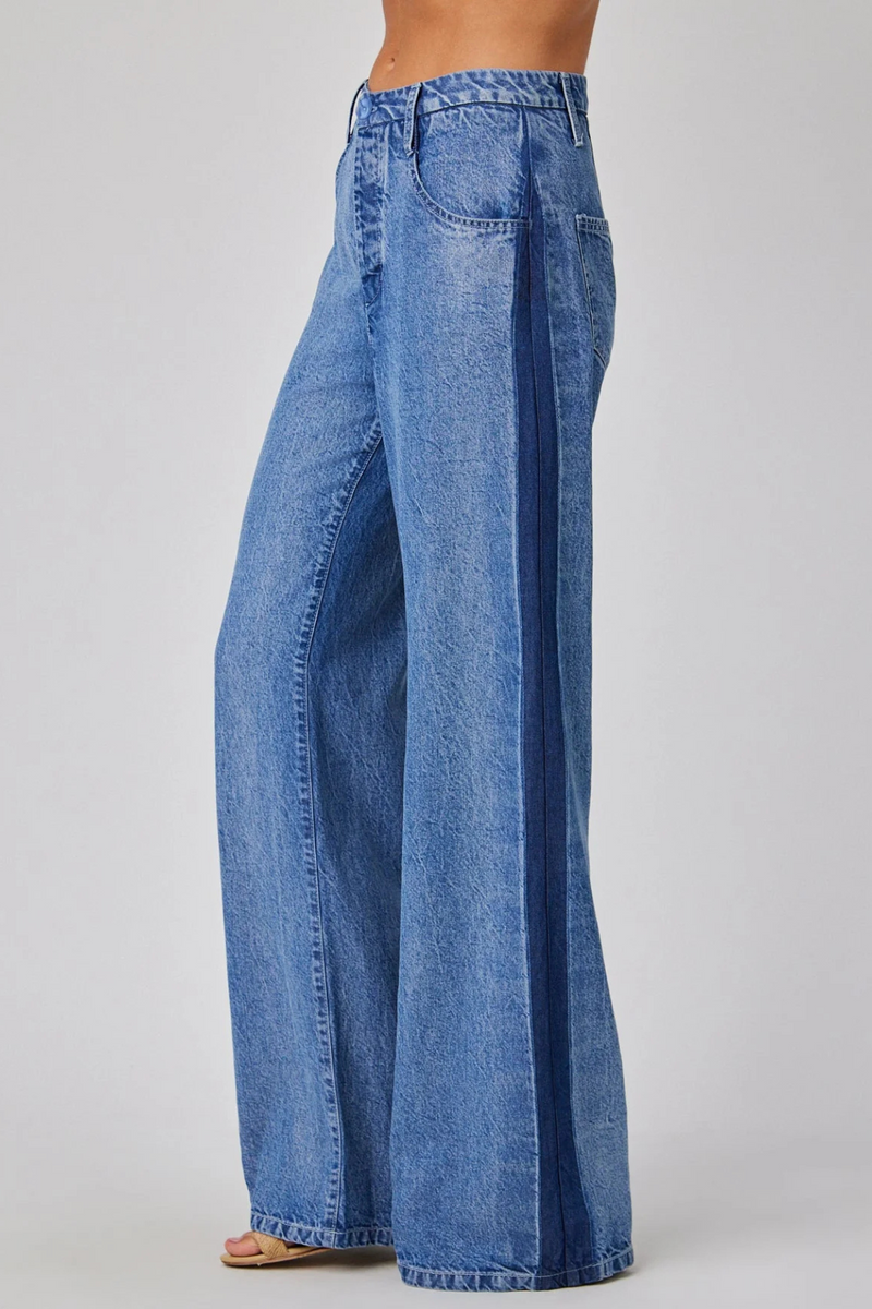 Bella Dahl Side Tacked Released Jean