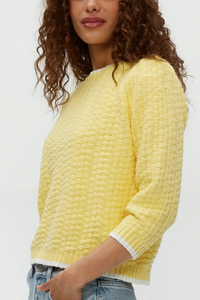 Michael Stars Leonora Puff Sleeve Sweater Top