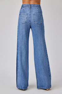 Bella Dahl Side Tacked Released Jean