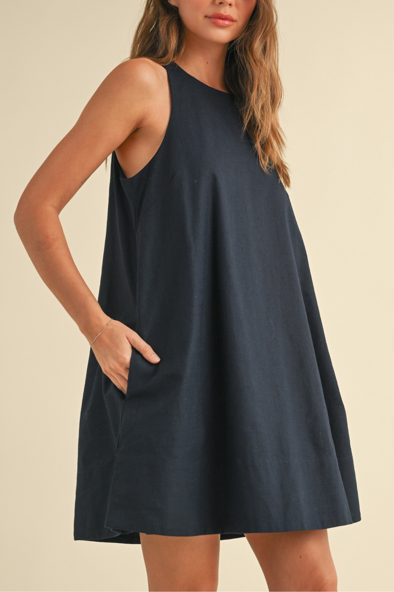 Linen Shift Dress