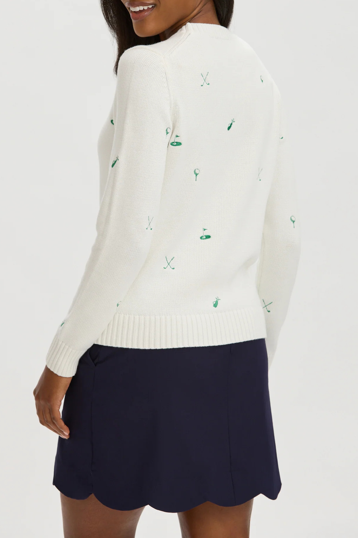 Renwick Embroidered Golf Sweater