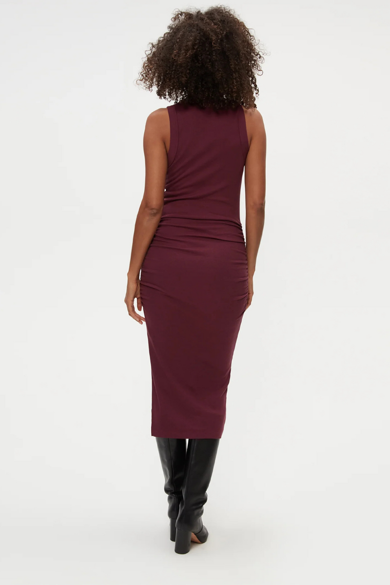 Michael Stars Wren Ribbed Midi Dress