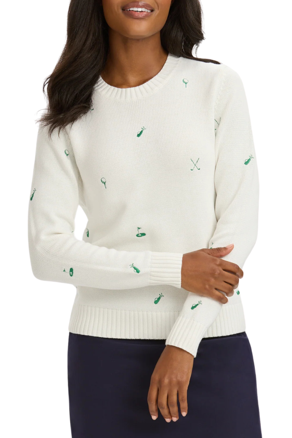 Renwick Embroidered Golf Sweater