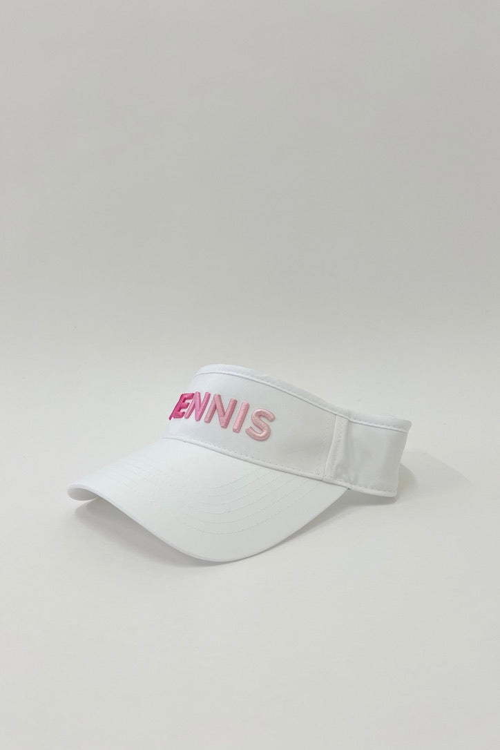 Tennis Visor with Puff Logo