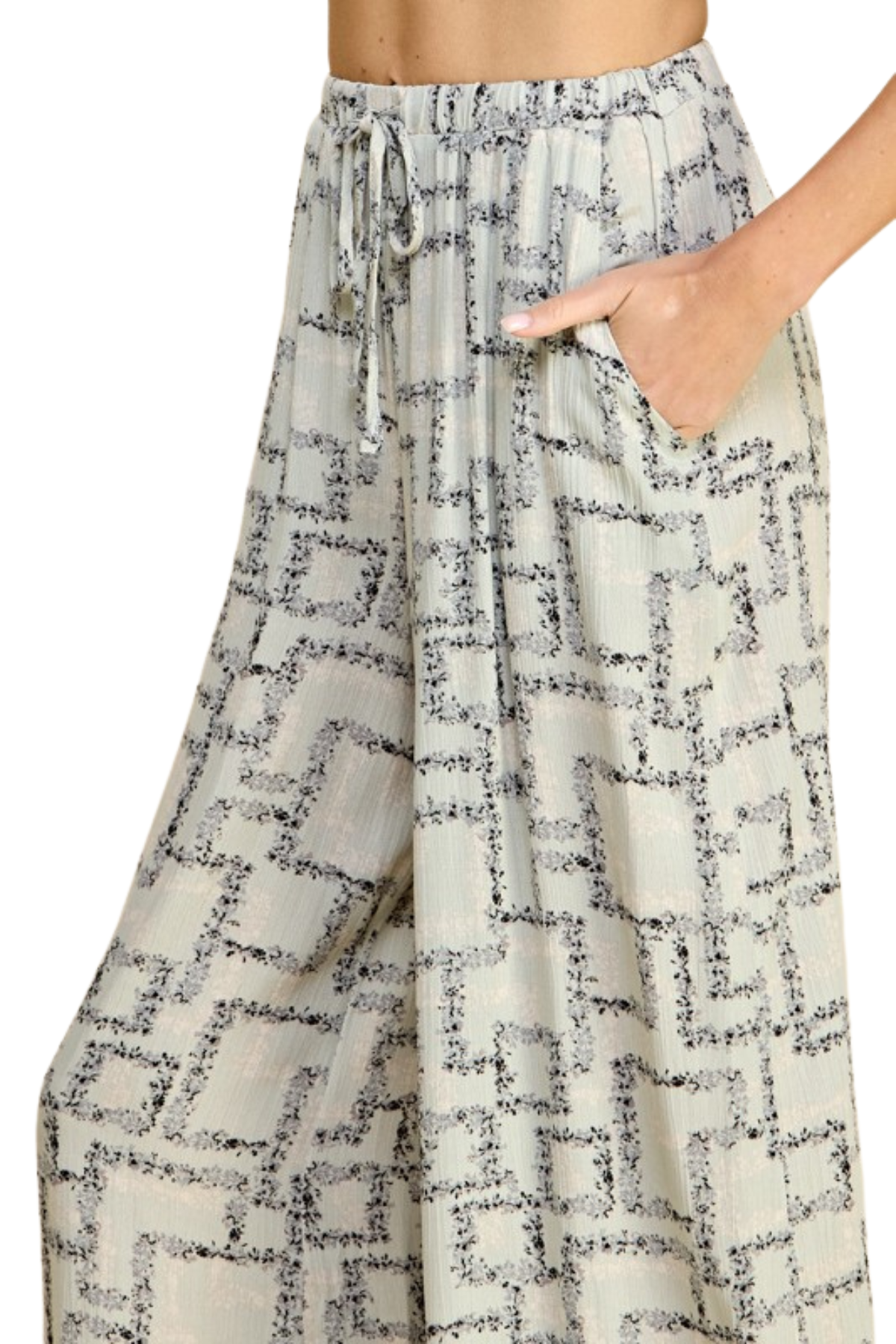 Floral Wide Leg Pant