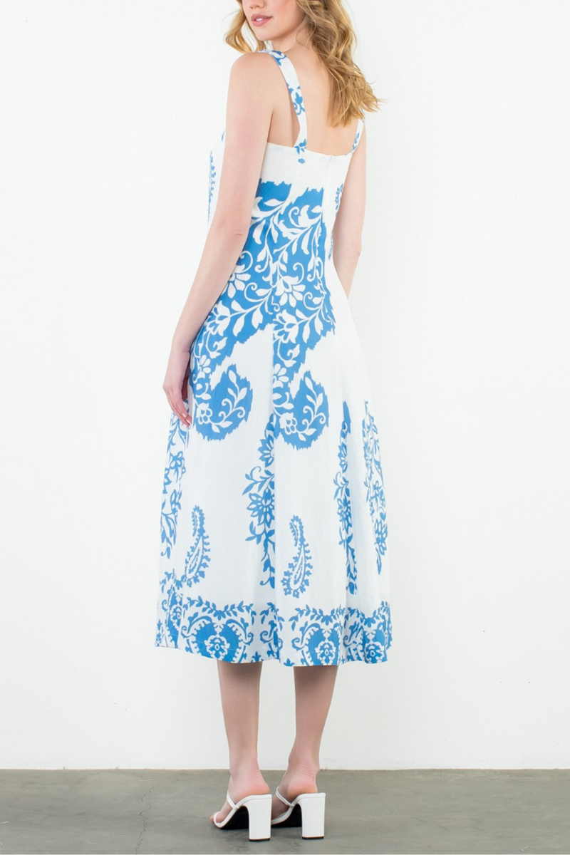 THML Print Midi Dress