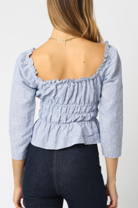 Abbie Ruffled Top