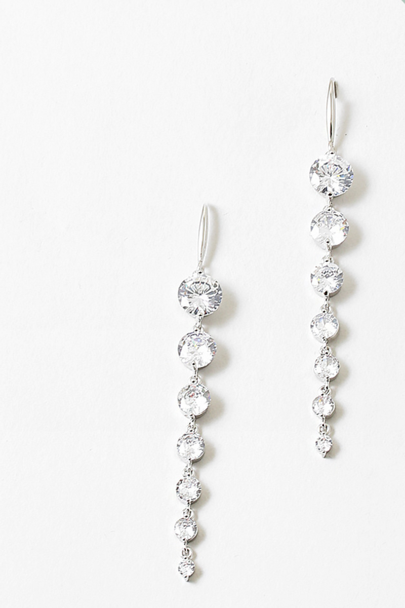 CZ Dangle Earrings