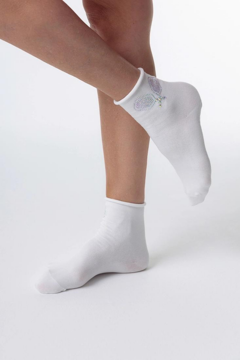 Pickle Ball Crystal Socks