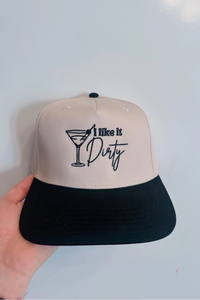 Embroidered Martini Trucker Hat