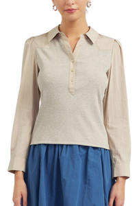 Current Air Button Down Blouse