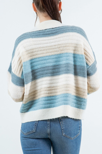 Striped Collared Pullover