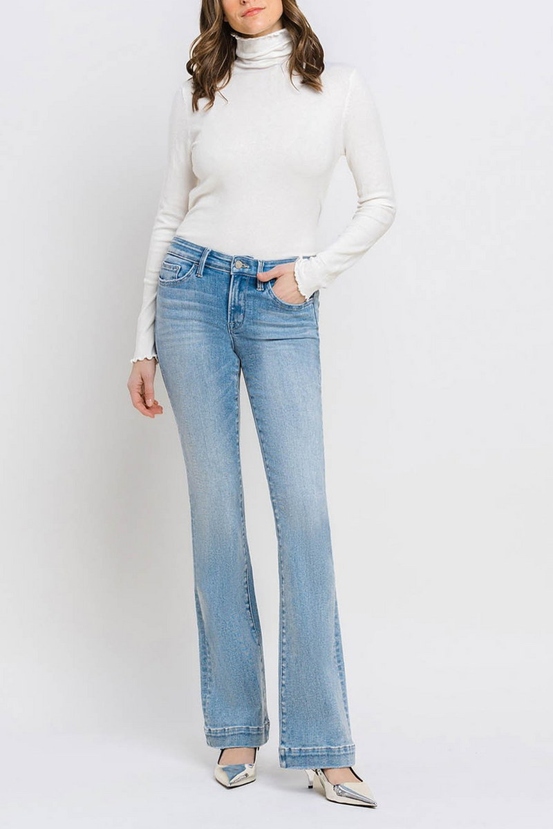 Vervet Mid Rise Bootcut Jeans