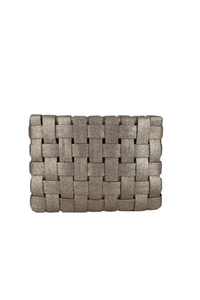 Lindy Large Woven Clutch