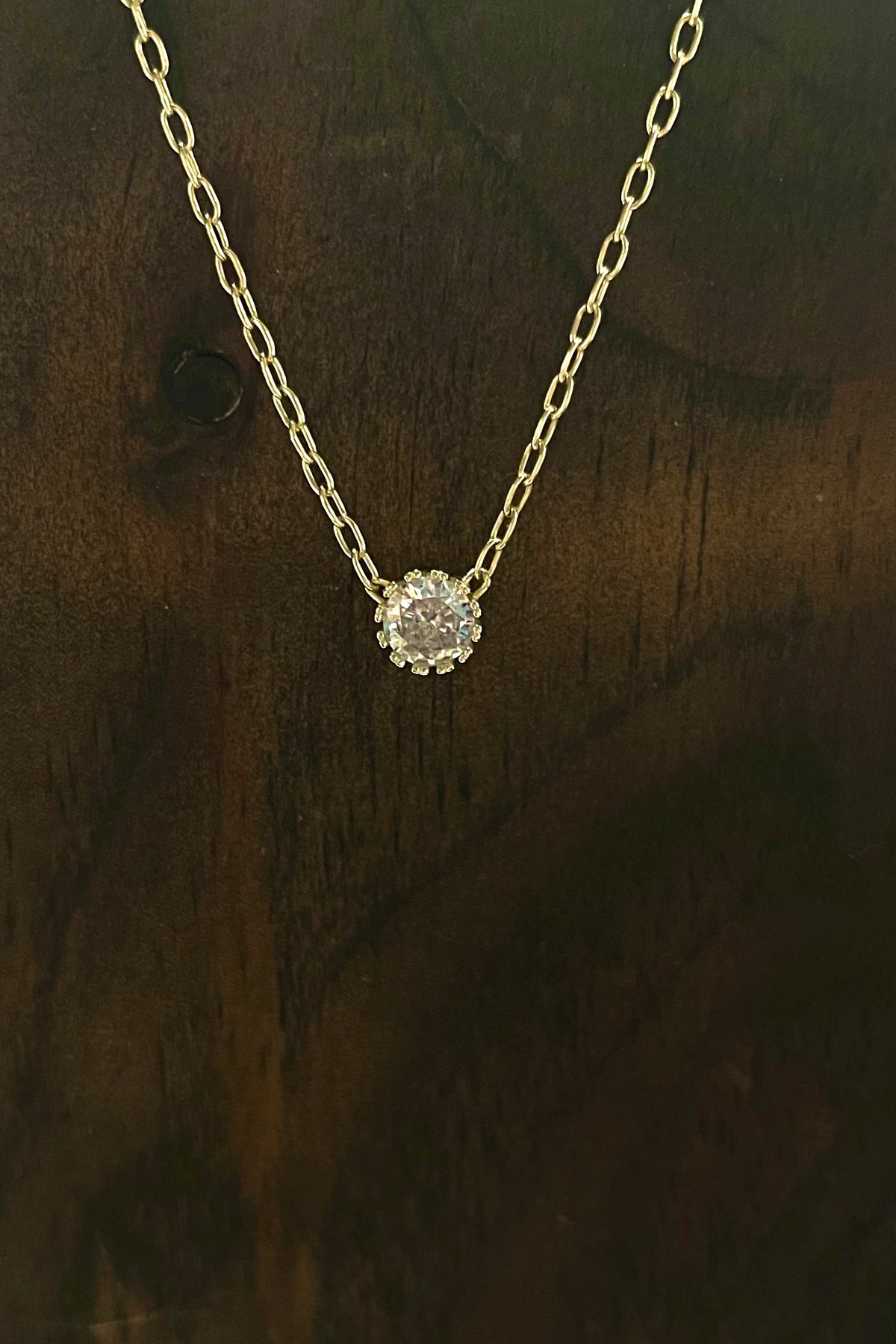 PG Designs Crowned CZ Necklace