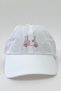 Cross Stitch Golf Cart Hat