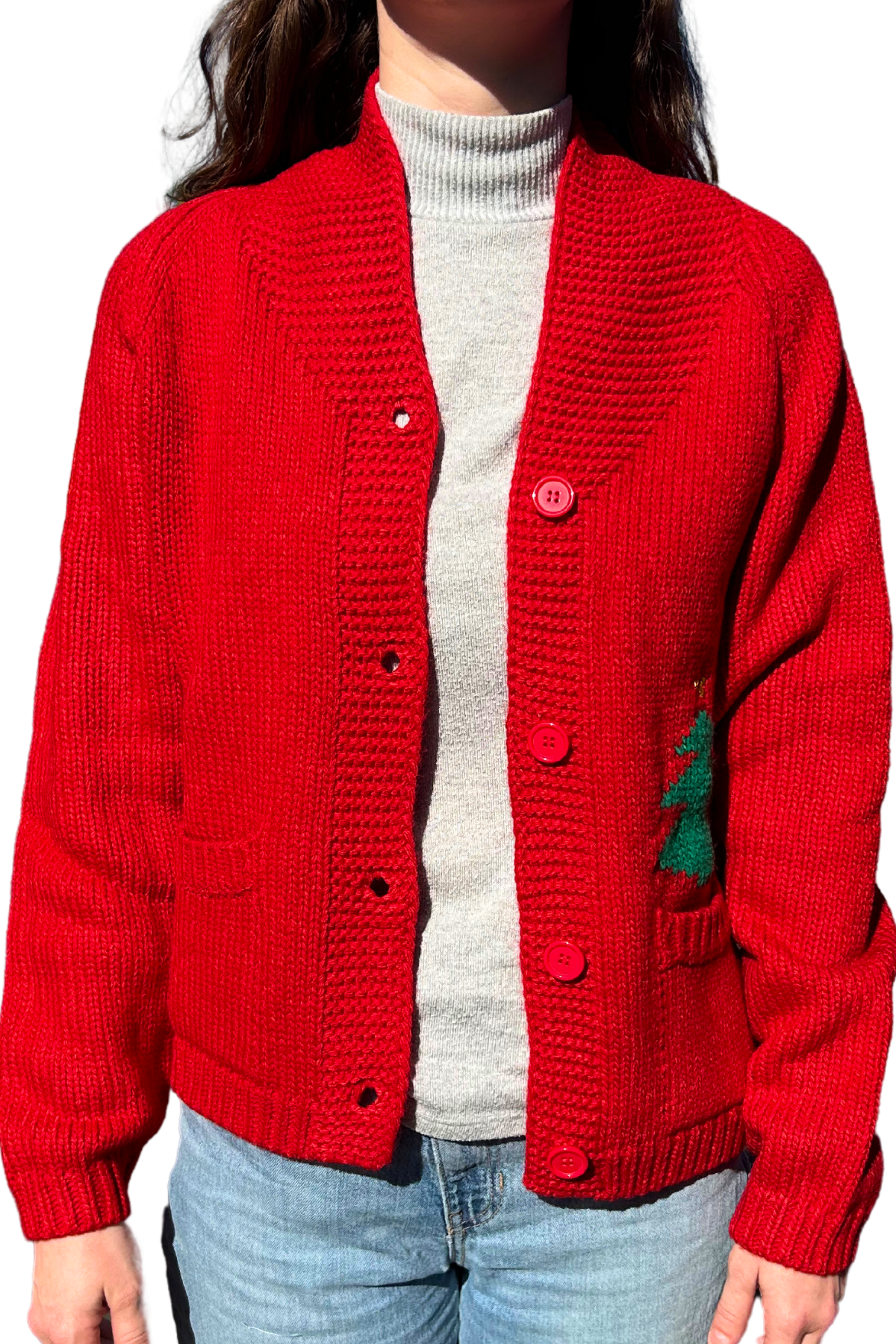 Varsity Christmas Cardigan