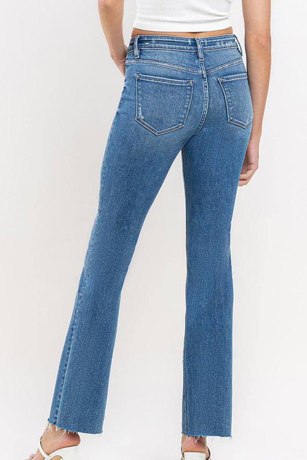 Vervet Mid Rise Clean Cut Jeans