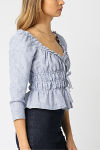 Abbie Ruffled Top