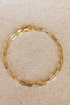 18k Gold Filled Short Link Paperclip Bracelet