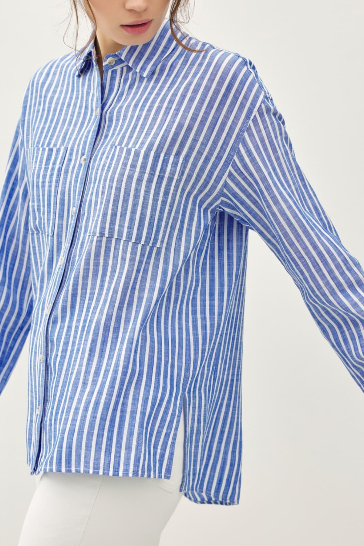 Lexi Striped Button Up Shirt