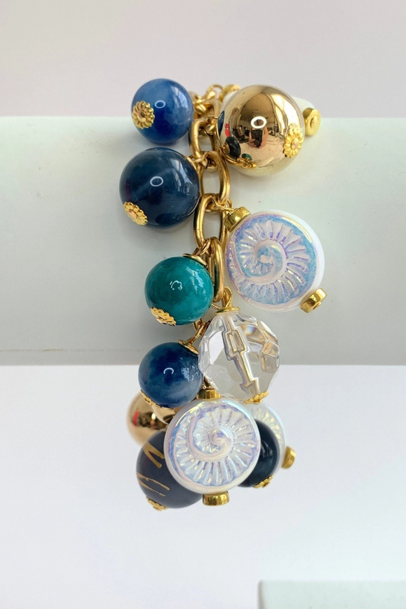 Ammonite Charm Bracelet