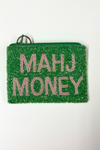 Mahj Money Beaded Coin Purse