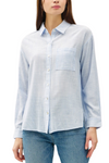 Lexi Pinstripe Button Down Shirt