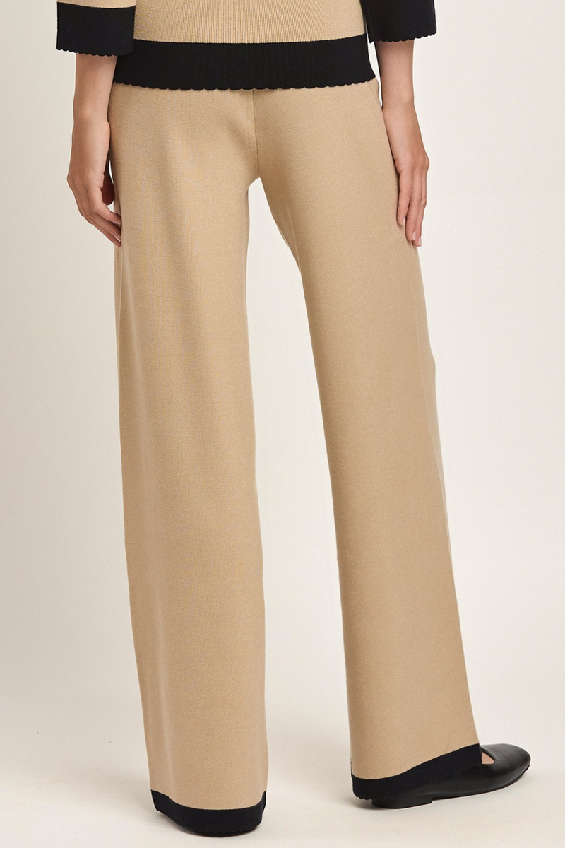 Able Scalloped Colorblock Pants